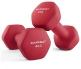 SONGMICS Kurzhantel Hanteln, 5 Gewichtsklasse, (2er Set Neopren-Beschichtung,