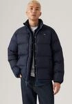 Steppjacke LEVI'S "PIEDMONT SHORT PUFFER", Herren, Gr. XXL, blau (navy blazer), Web,