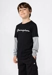 Champion Langarmshirt SPORTWEAR LONG SLEEVE Standard Fit f&uuml;r Kinder, mit