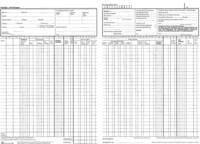 RNK Verlag Formularblock Lohn- und Gehaltskontobuch A4 20 Blatt