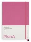 Tagebuch Notizbuch A4 Hardcover Candy Pink Liniert, 192 Seiten