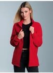 Fleecejacke TRIGEMA "TRIGEMA Fleecejacke", Damen, Gr. XXL, braun (kirsch), Fleece,