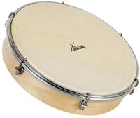 XDrum kleine Trommel HTM-10S 10" Handtrommel mit Natur-Fell, Rahmentrommel mit