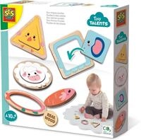 SES Creative Puzzle SES Creative Tiere Formen-Puzzle - Lernspielzeug f&uuml;r Kinder,