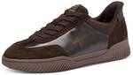 Slip-On Sneaker TAMARIS, Damen, Gr. 37, braun (dunkelbraun gl&auml;nzend), Leder,