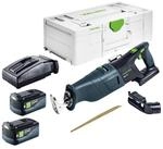 FESTOOL Akku-Recipros&auml;ge RSC 18 EB-Basic Akku S&auml;bels&auml;ge 18 V Brushless + 2x...
