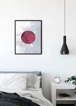 Komar Bild Solum Ignis, Abstrakt (1 St), Wandbild zur Dekoration - ohne Rahmen