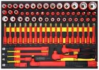 KS Tools Bit- und Steckschl&uuml;sselset KS Tools 3/8"+1/2" Isolierter