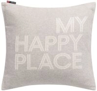 DAVID FUSSENEGGER Kissenh&uuml;lle Silvretta 'my happy place' 50 x 50 cm