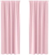 vidaXL Vorhang Verdunkelungs-Vorh&auml;nge mit Ringen 2 Stk. Babyrosa 260 x 140 cm...