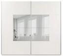 Masseno Schwebet&uuml;renschrank DIANA 250 cm Kleiderschrank mit Spiegel 2 T&uuml;ren