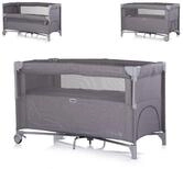 Chipolino Baby-Reisebett Reisebett Relax Leinen 2 Ebenen, Tasche,...