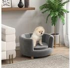 PawHut Tierbett Hundesofa Hundecouch, Waschbarer Bezug, mit R&uuml;ckenlehne und