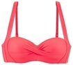 LASCANA Bandeau-Bikini-Top Ronda, in Wickeloptik, bis G-Cup