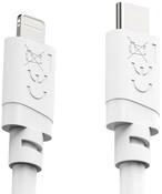 Hama USB-C auf Lightning Ladekabel 1 m wei&szlig; USB-Kabel, Lightning, USB-C, (100...
