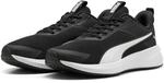 Laufschuh PUMA "FLYER LITE 4", Gr. 44, puma schwarz, puma wei&szlig;, Textil, Schuhe