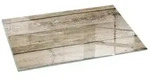 Tulup Bodenschutzplatte Beige Textur von Holzbrettern, Geh&auml;rtetem Glas...