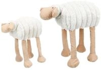 Flamingo Tierkuscheltier Hundespielzeug Ribola Schaf liegend beige