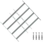 vidaXL Fenster Sicherheitsgitter f&uuml;r Fenster mit 4 Querstangen 3 stk., (3 St)