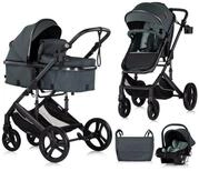 Chipolino Kombi-Kinderwagen Amore 3 in 1, EVA-Material, 5-Punkt-Gurt,...