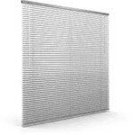 Victoria M. Jalousie Aluminium Jalousie, 135 x 175 cm, silber gl&auml;nzend, mit