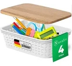 Novaliv Aufbewahrungsbox 30990-30980-4x (4 St), Novaliv 4er Set Elegante