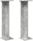 vidaXL Blumenst&auml;nder Pflanzenst&auml;nder 2 Stk. Betongrau 25 x 25,5 x 100,5 cm (2...