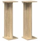 vidaXL Blumenst&auml;nder Pflanzenst&auml;nder 2 Stk. Sonoma-Eiche 25 x 25,5 x 80,5 cm...