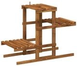vidaXL Blumenst&auml;nder Pflanzenst&auml;nder Natur 82 x 36 x 60 cm Massivholz (1 St)