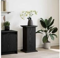 vidaXL Blumenst&auml;nder, Displaysst&auml;nder Schwarze Eiche 31 x 30 x 60 cm...