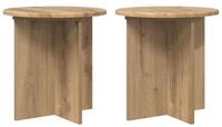 vidaXL Blumenst&auml;nder Pflanzenst&auml;nder 2 stk. Artisan-Eiche 40 x 40 x 40 cm (2...