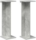 vidaXL Blumenst&auml;nder Pflanzenst&auml;nder 2 Stk. Betongrau 25 x 25,5 x 80,5 cm (2...