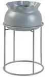 en.casa Blumenst&auml;nder, &raquo;Assen&laquo; Metall 38 x 23,5 cm Grau grau 23.5 cm x 38 cm...