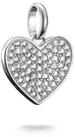 THOMAS SABO Charm Herz Charm Herz Pav&eacute; - Connect, mit Zirkonia (synth)