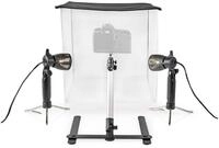 Nedis Fotostudio-Box SKT010WT, Schattenfreie Produktionsfotos und Objektfotos,