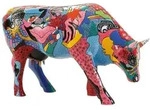 CowParade Tierfigur Partying with Pi-COW-sso - Cowparade Kuh Large