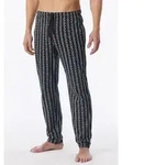 Schiesser Pyjamahose Mix + Relax gestreift, seitliche Taschen, Bindekordel blau...