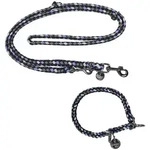 EQuest Hunde-Halsband Halsband & F&uuml;hrleine Ultimo f&uuml;r Hunde im Set, Blue Boy,...