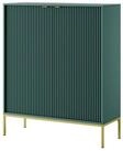 Masseno Kommode STELLARE 104 cm Sideboard mit 2 T&uuml;ren Gr&uuml;n