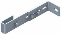 Zarges T-Gleiter ZARGES Wandhalter verstellbar 200 - 275 mm Edelstahl
