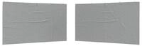 vidaXL Pavillon 400 x 195 cm Party Zelt Seitenteil 2er Set Hellgrau 400x195 cm...
