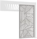 Weide Pavillonseitenteil Dekorative Wand f&uuml;r Pergola aus Aluminium 3 Ma&szlig;e...