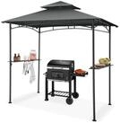 tectake Pavillon Grillpavillon, inklusive 8 Heringen und 6 Haken, 240 x 150 x...