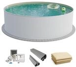 Fresh-Pool Rundpool Fresh-Pool Profi Stahlwandpool Set rund, 350x120 c (1-tlg),