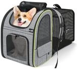 LuxusKollektion Tiertransporttasche Hunderucksack Erweiterbar Faltbar...