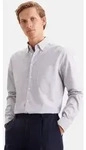 seidensticker Businesshemd Schwarze Rose Regular 1/1 Button-Down-Kragen Karo...