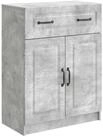 vidaXL Sideboard 66 x 34,5 x 87 cm Sideboard Betongrau 66x34,5x87 cm...