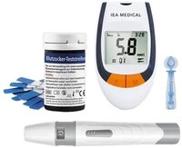IEA Medical Blutzuckermessger&auml;t AC-309, Komplettset, inkl. 50x Teststreifen,...