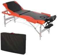 Mucola Massageliege Massageliege 3Zonen Kopfst&uuml;tze Ergonomisch Leicht Tasche