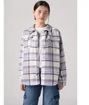 Levi's&reg; Kids Hemdjacke LVG OVERSIZED PLAID SHACKET mit kariertem Fleece,